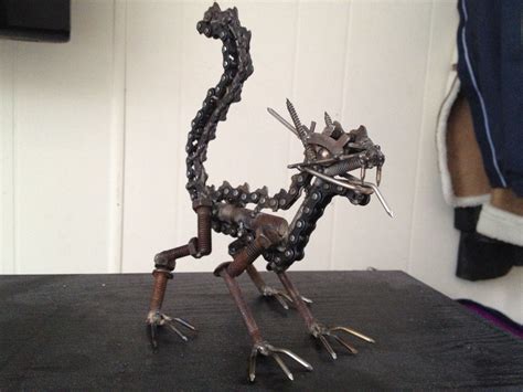 Welded Art Little Dragon By Kari Betz My Art Scrap Metal Art Metal Art Metal Art Sculpture