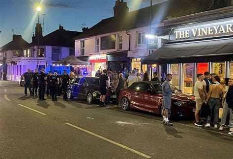 Brawl In The Vineyard Pub West Street Sittingbourne During England Vs