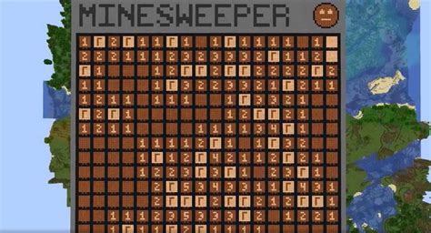 Minecraft Player Creates Minesweeper In Game Using Redstone