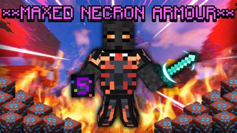 Maxing The Holy Necron Armour Hypixel Skyblock Youtube