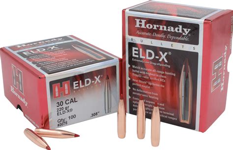 Hornady ELD X 30 Cal 308 220gr Wildcat Moderators