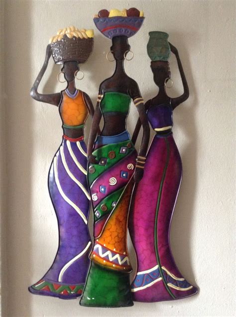 African women metal wall decor. | African art, African women, African