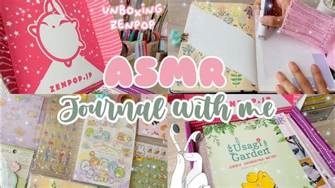 ASMR Journal With Me Unboxing De Zenpop YouTube