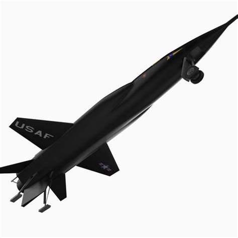 X15 Rocket Plane 3D Model .obj .3ds .c4d .lwo .lw .lws .ma .mb .hrc ...