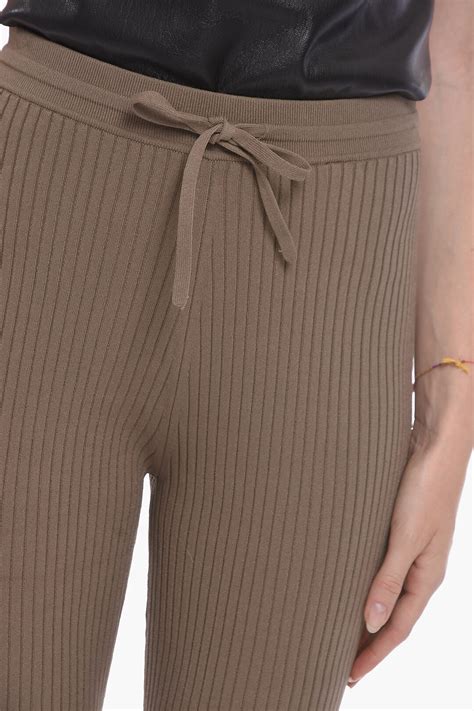 Nanushka Ribbed Knit Pants Women Glamood Outlet