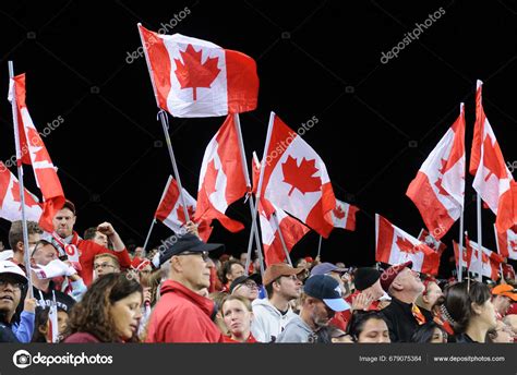 Toronto Canada September 2023 Canadian Fans Supporters 2023 Concacaf ...