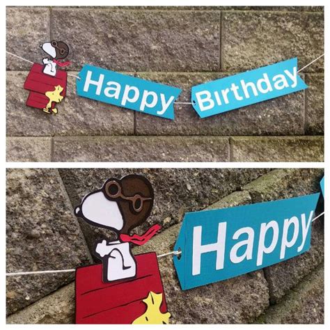 Snoopy party, Snoopy birthday, Peanuts birthday banner , Peanuts Movie ...