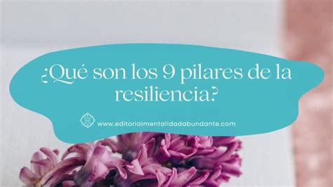 Qué son los 9 pilares de la resiliencia Editorial Mentalidad Abundante