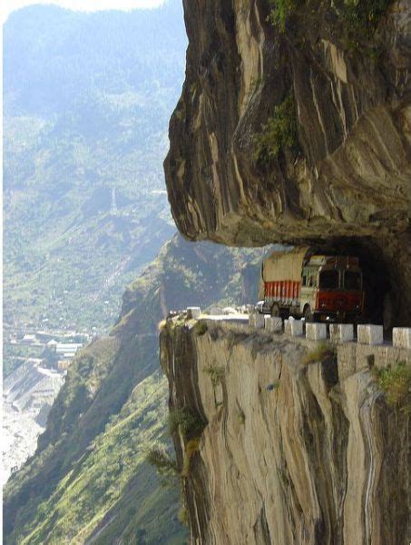 Cliff Road Peru Wonders Of The World Beautiful Places Dangerous Roads