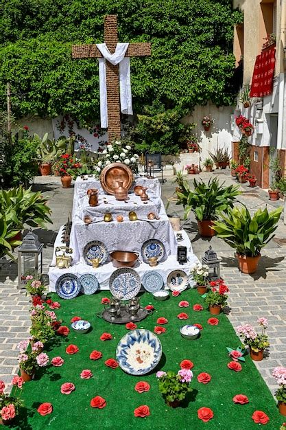 Premium Photo Cruz De Mayo The Fiesta De Las Cruces Is A Festivity