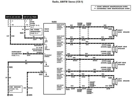 Complete Wiring Diagram For The Ford Taurus Radio System