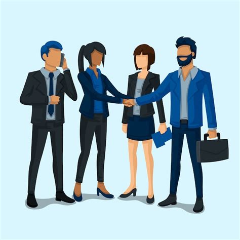 Free Vector Business People Working Design