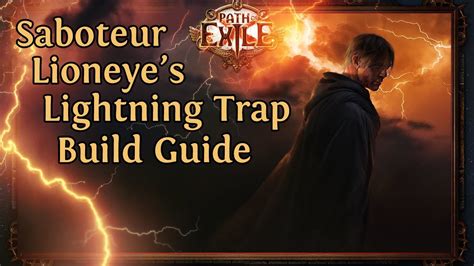 Path Of Exile Lightning Trap Saboteur Build Guide Featuring