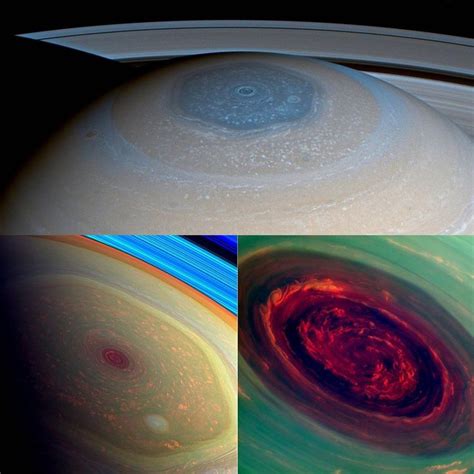 Amazing Views Of Saturn S North Pole Up In The First Slide You Can See