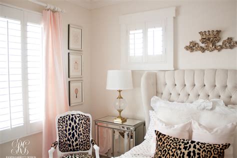 Pink And Gold Girls Bedroom Makeover Randi Garrett Design