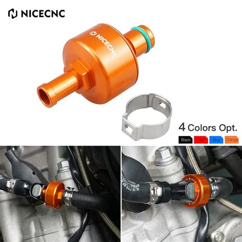 NiceCNC NEW Aluminum Fuel Filter For KTM 250 350 450 500 SXF XCF EXCF