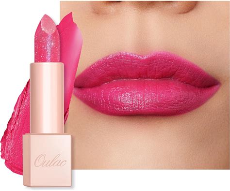 Oulac Rose Infinity Moisture Shine Lipstick Shimmer Lipstick For