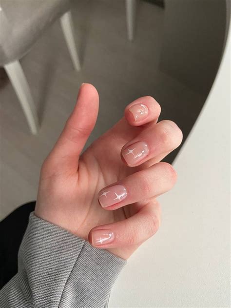 Blush Nails Soft Nails Pretty Gel Nails Clear Nails Simple Acrylic