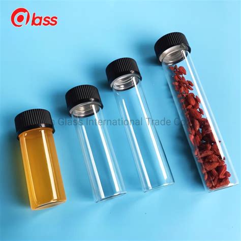 Glass Test Tube X For Blood Collection Glass Test Tube With Screw