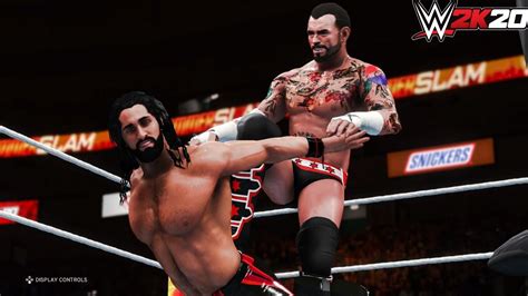 WWE 2K20 Seth Rollins 22 VS CM Punk One On One Match Iron Man