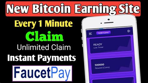 New Bitcoin Earning Website Unlimited Claim 500000 Coin Every Claim