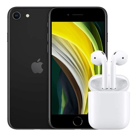 Pack Iphone Se Airpods Gb Noir D Bloqu Back Market