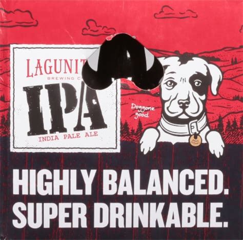 Lagunitas IPA India Pale Ale Craft Beer Bottles 12 Bottles 12 Fl