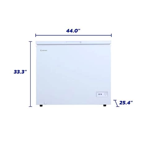 Element 10.0 cu. ft. Chest Freezer - White | Element Electronics