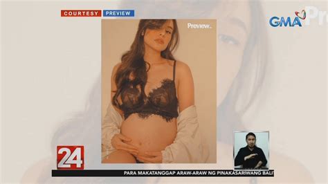 24 Oras Max Collins Glowing Mom Sa Kanyang Isang Fashion Magazine Feature Youtube