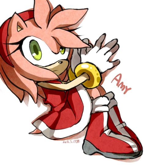 Amy By Hanybe On Deviantart Amy The Hedgehog Amy Rose Hedgehog Drawing