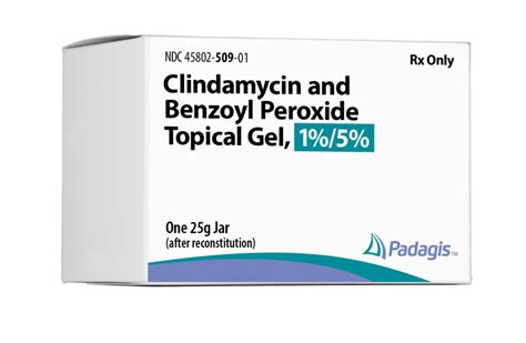 Clindamycin And Benzoyl Peroxide Topical Gel 1 5 25g Kit Padagis