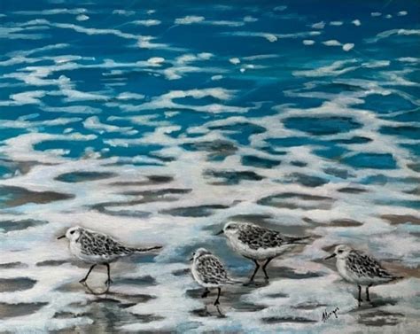 Birds On The Beach — Art Cat