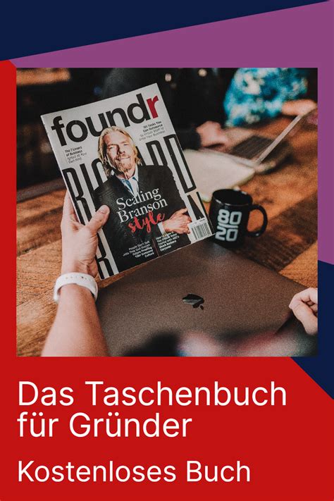 Kostenloses Buch Das Taschenbuch für Gründer ist ein Muss für jeden