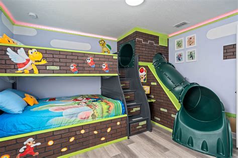 Epic Gaming House Super Mario Getaway POOL Elevated Orlando