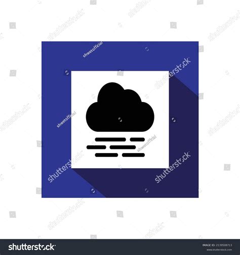 Fog Icon Weather Icon Vector Illustration Stock Vector Royalty Free