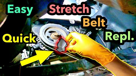 How To Stretch Belt In This Case Ford Or Other Vehicles YouTube