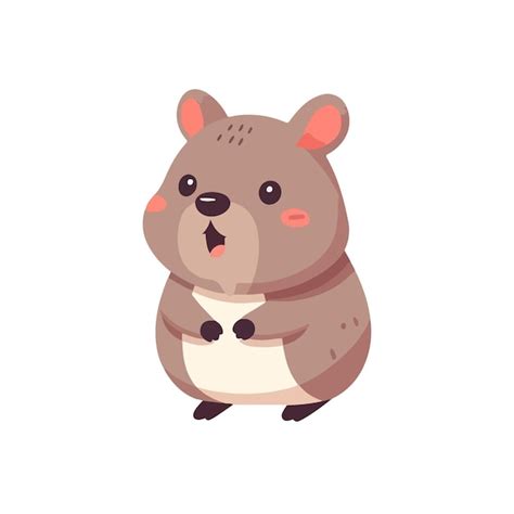 Cute Hamster Ai Generated Image Premium Ai Generated Vector