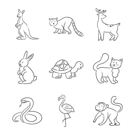 pencil drawings of animals 4