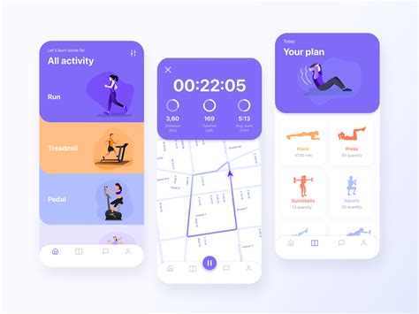 Fitness | Mobile app by Cleveroad on Dribbble