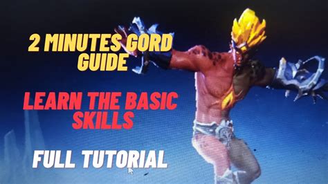 Gord Minutes Guide How To Use Gord Properly Master The Basics