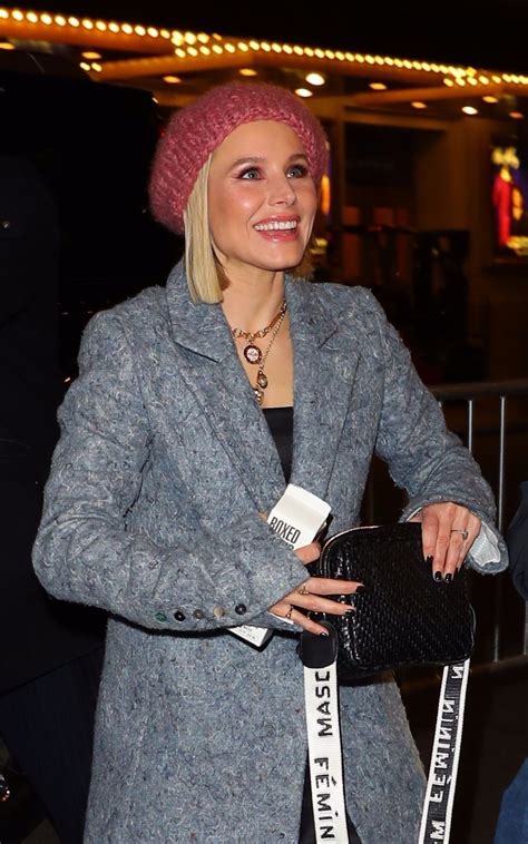 Kristen Bell - Arriving at a Broadway Play in NY 01/29/2020 • CelebMafia