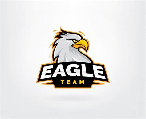 Premium Vector Eagle Mascot Character Logo Design