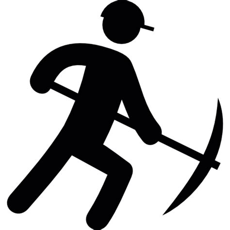 Miner Dig Business Mining Helmet Icon