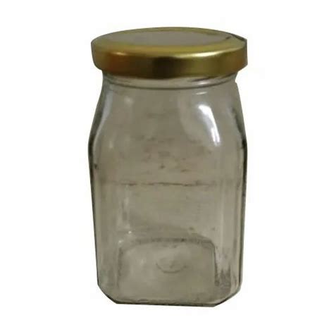 Metal Transparent 250 Gm Glass Honey Jar At Rs 7 70 Piece In Firozabad