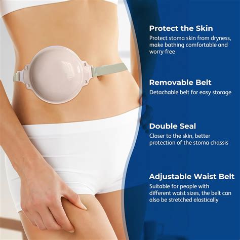 Ostomy Shower Cover Waterproof Ostomy Supplies Ostomy Shower Guard