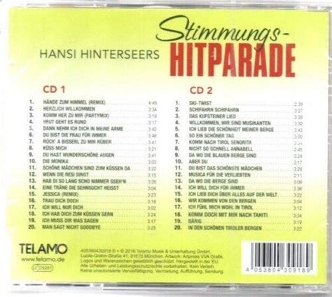 Stimmungs Hitparade Von Hansi Hinterseer CD 2016 Online Kaufen EBay