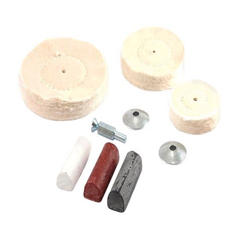Forney Cotton Drill Mounted Buffing Kit 7 Pc Paintplace New York