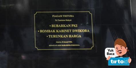 Hari Tritura Januari Sejarah Dan Isi Tuntutannya