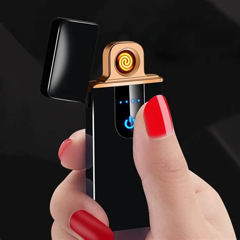 Lighters And Smoking Accessoriesmetal Induction Usb Charging Windproof Cigarette Lighter In