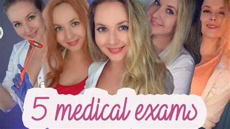 ASMR 5 In 1 5 Doctors In One Visit 5 Fast Medical Exams YouTube